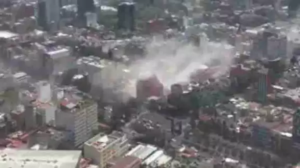 Huge Earthquake Hits Buildings In Mexico, Killing Over 200 (Photos)